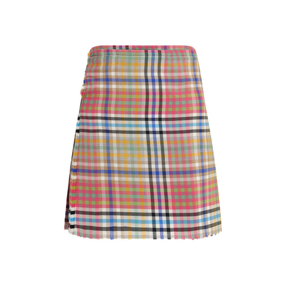 Vivienne Westwood Multicolor Wool Oves Aries Mini Skirt