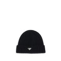 Prada Black Wool Oves Aries Beanie