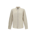 Hugo Boss Black Beige Linen Dress Shirt
