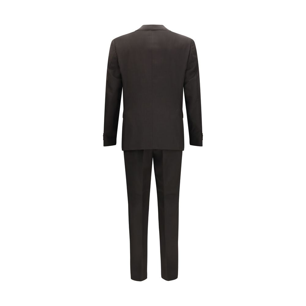 Hugo Boss Black Gray Wool Oves Aries Two-Piece Suit