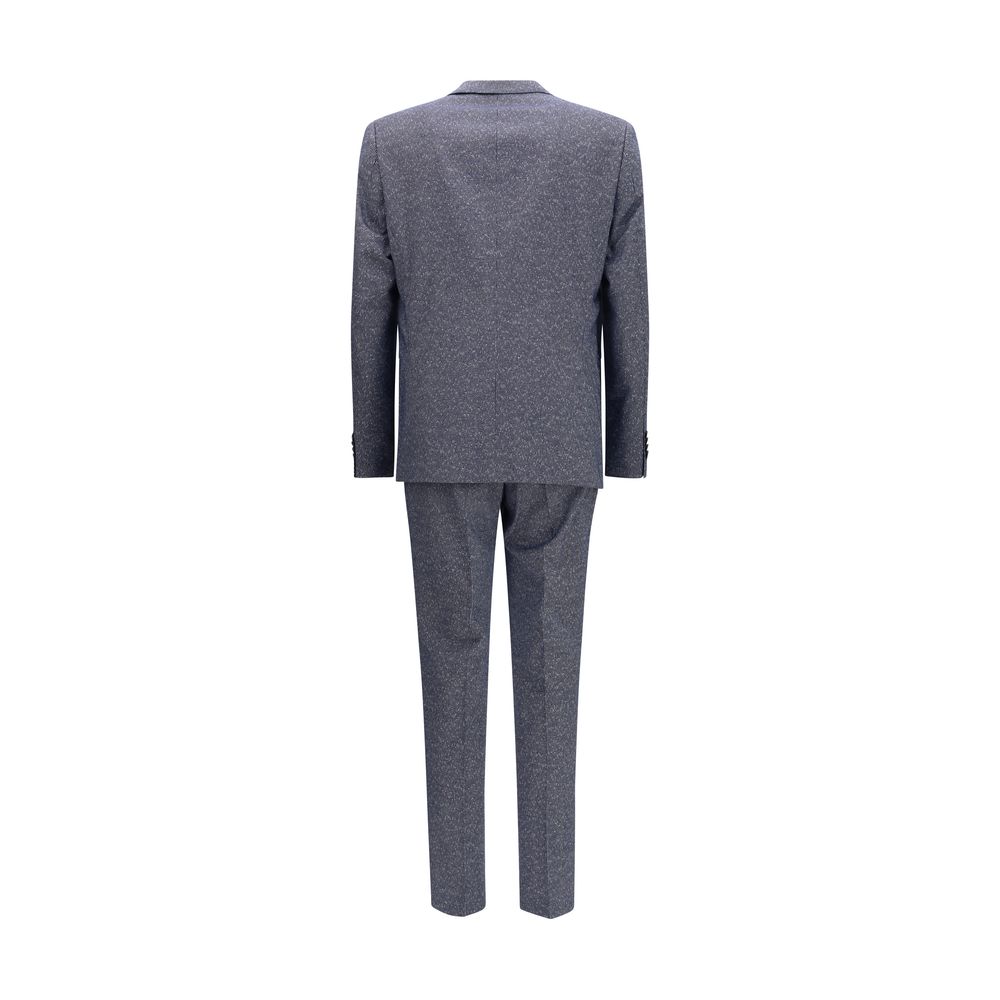 Hugo Boss Black Blue Viscose Two-Piece Suit