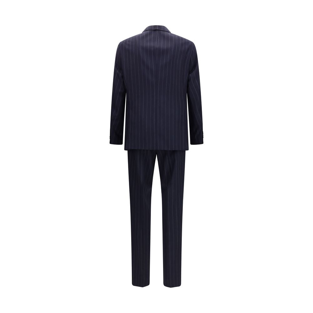 Hugo Boss Black Blue Wool Oves Aries Two-Piece Suit