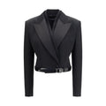 Dolce & Gabbana Black Wool Oves Aries Jacket