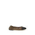 Dear Frances Brown Calf Leather Bos Taurus Ballet Flats