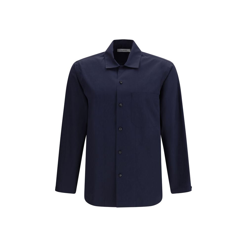 Umit Benan Blue Cotton Shirt