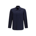 Umit Benan Blue Cotton Shirt