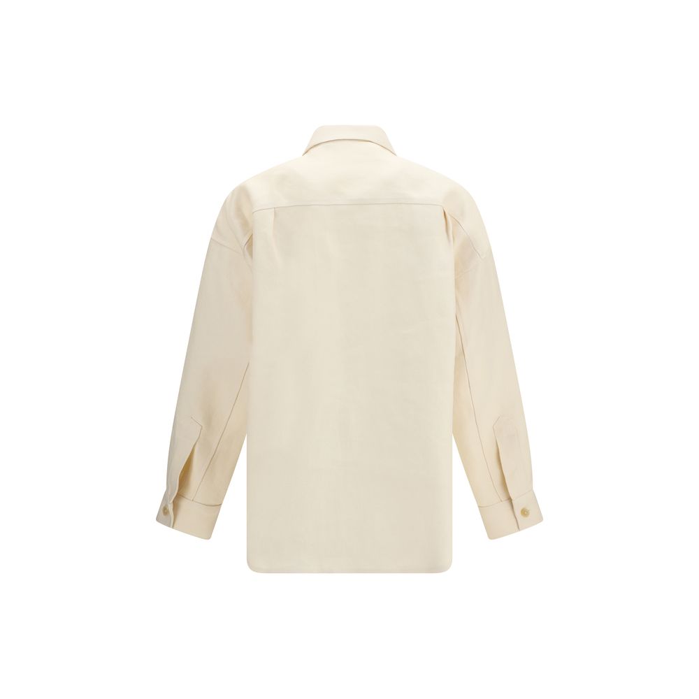 Umit Benan Beige Linen Shirt