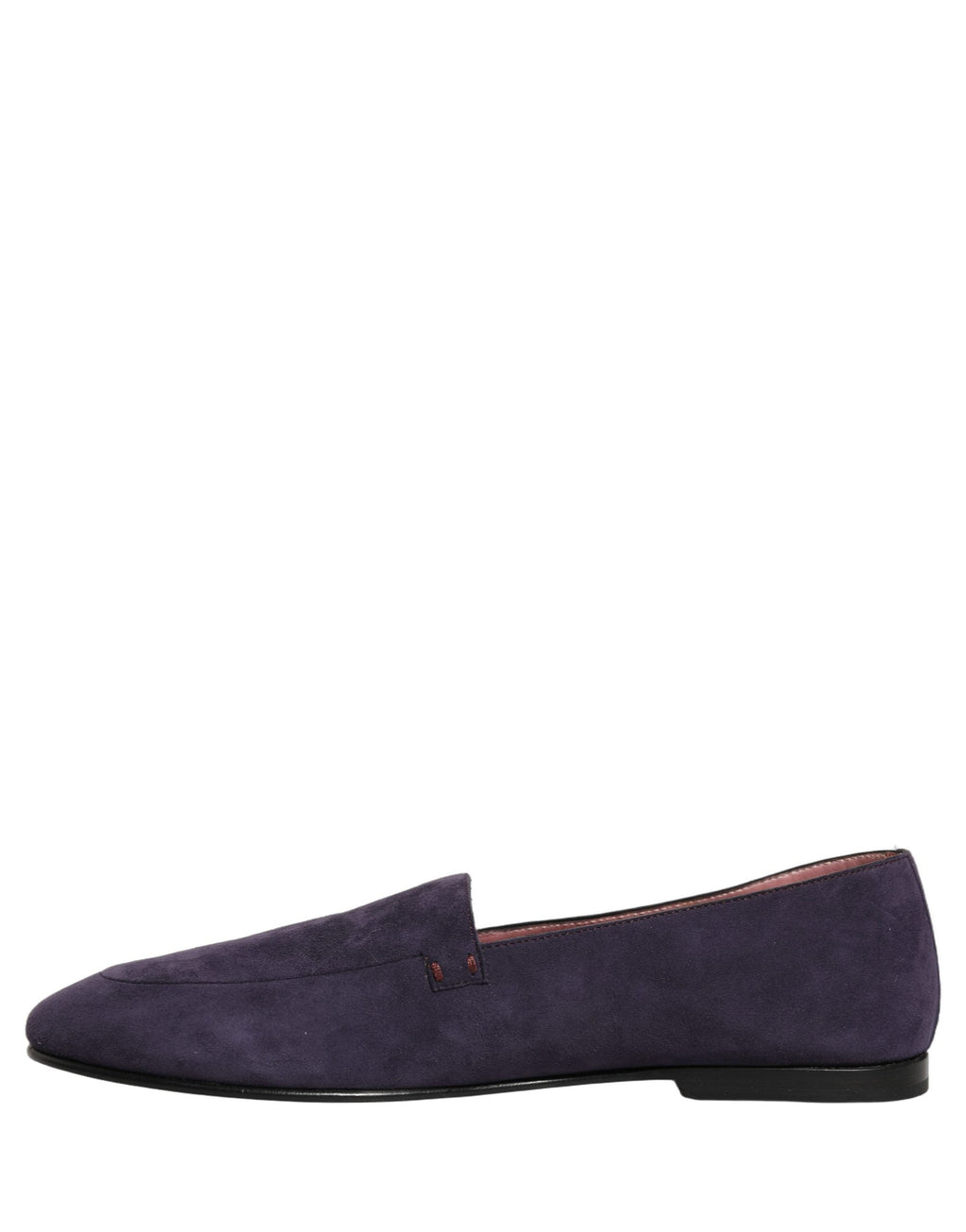 Dolce & Gabbana Violet Velvet Slip On Men Flats Loafers Shoes