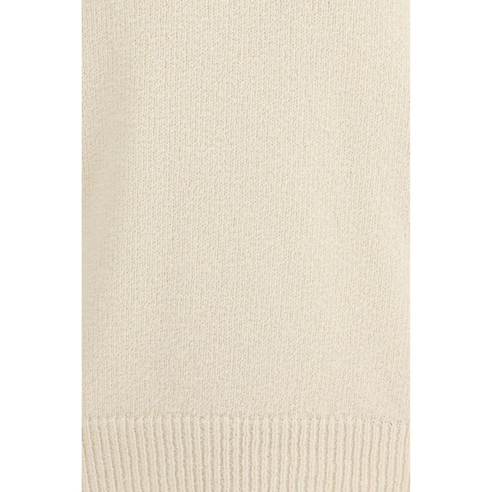 Umit Benan Beige Cotton Sweatshirt