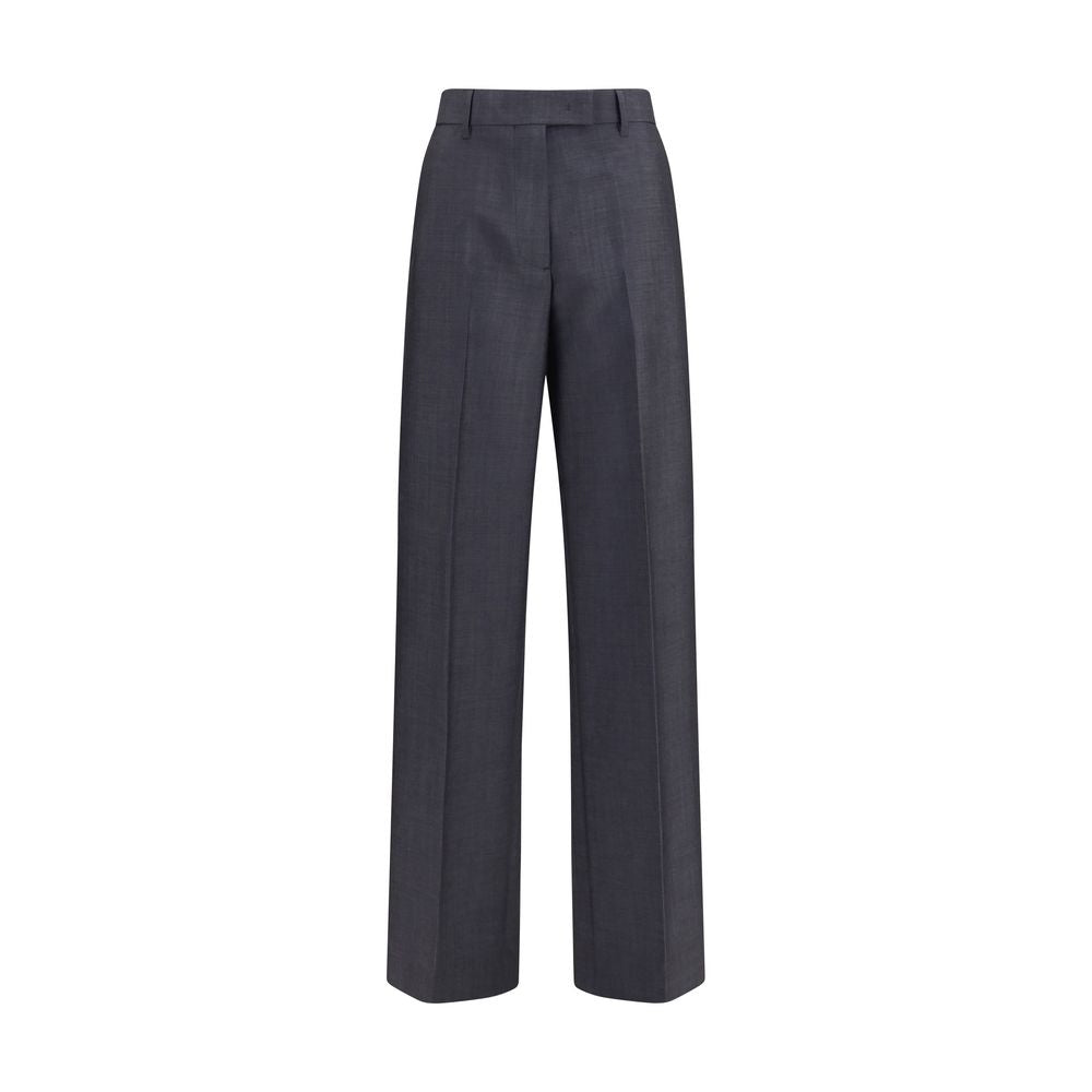 Miu Miu Gray Wool Oves Aries Dress Pants