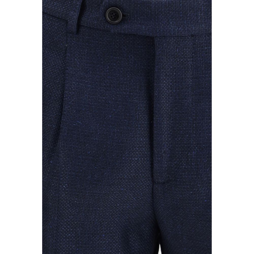 Brunello Cucinelli Blue Wool Oves Aries Two-Piece Suit