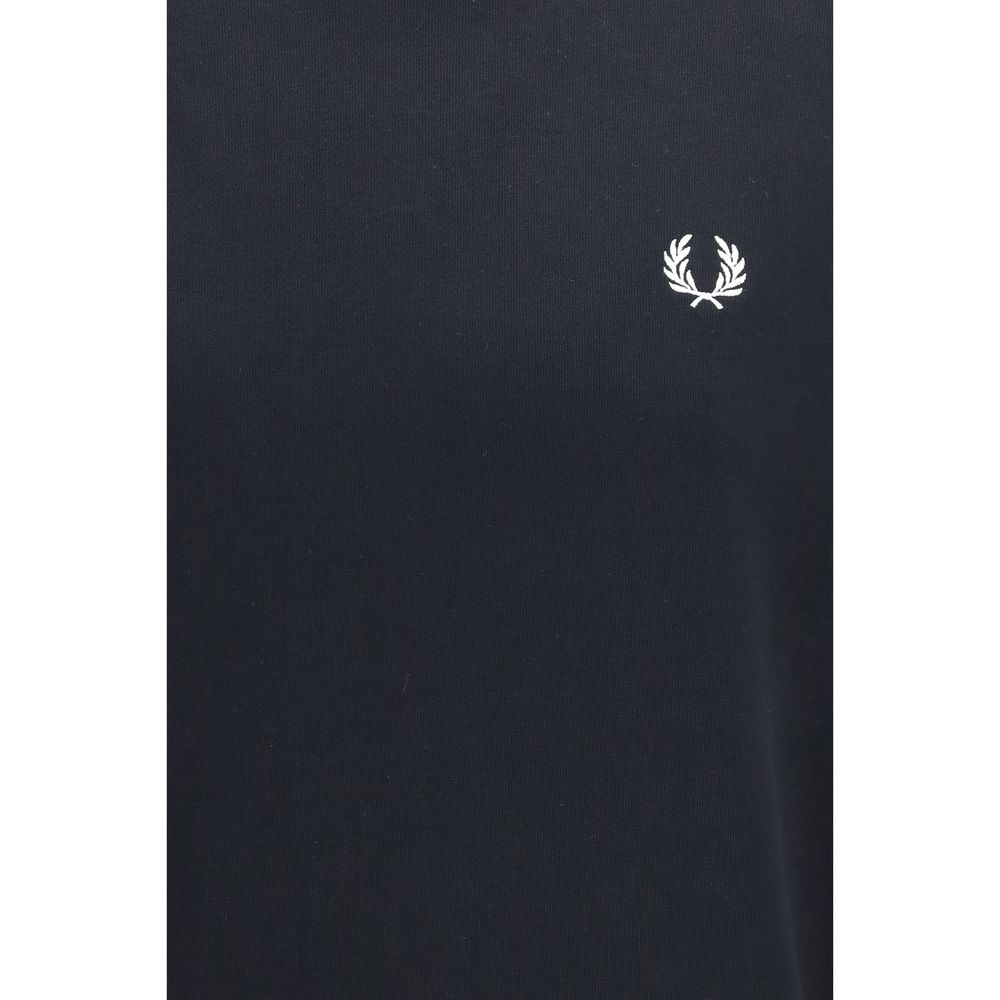 Fred Perry Black Cotton Sweatshirt