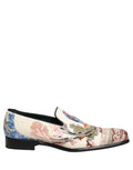 Dolce & Gabbana Multicolor Sequin Embroidered Loafers Shoes