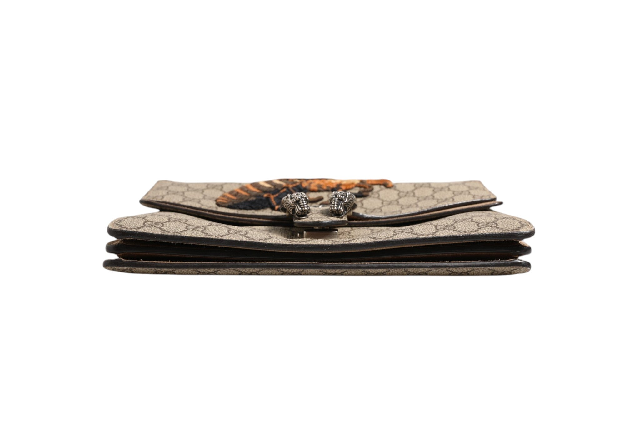 Gucci Supreme Monogram Bee Embroidered Shoulder Bag