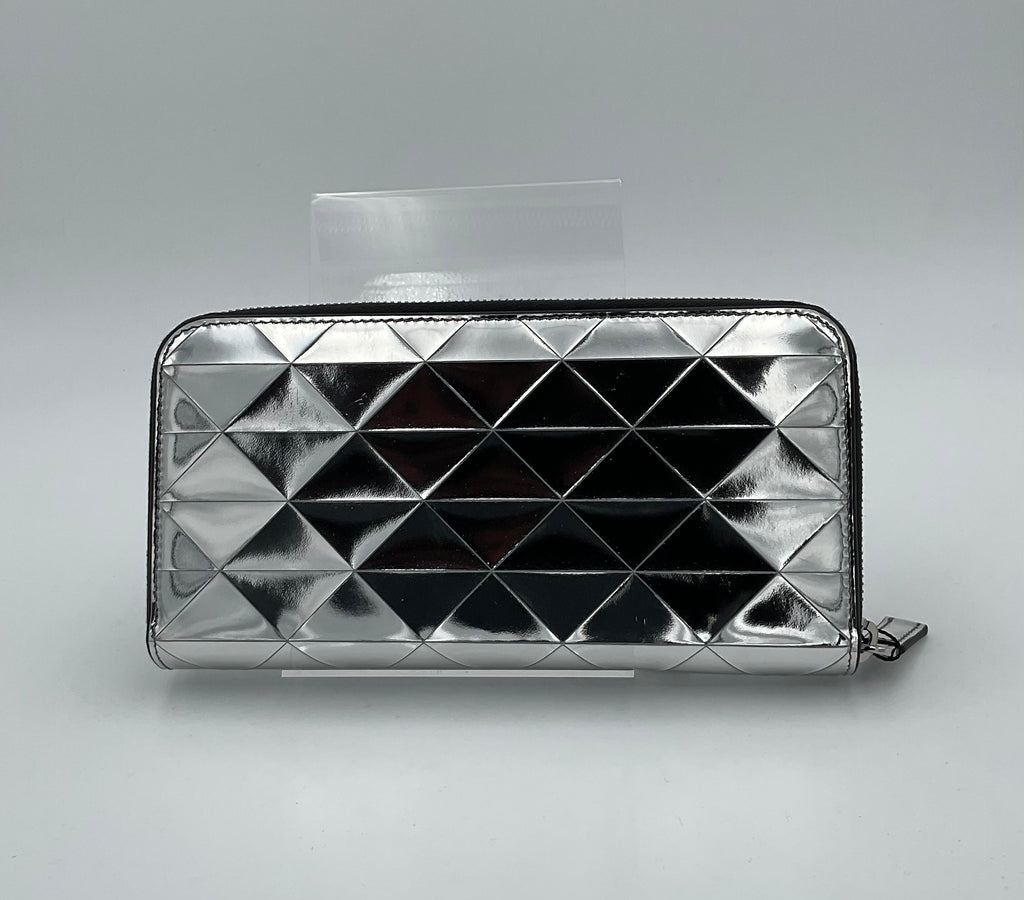 Prada PRADA Laminated Leather Wallet Prada