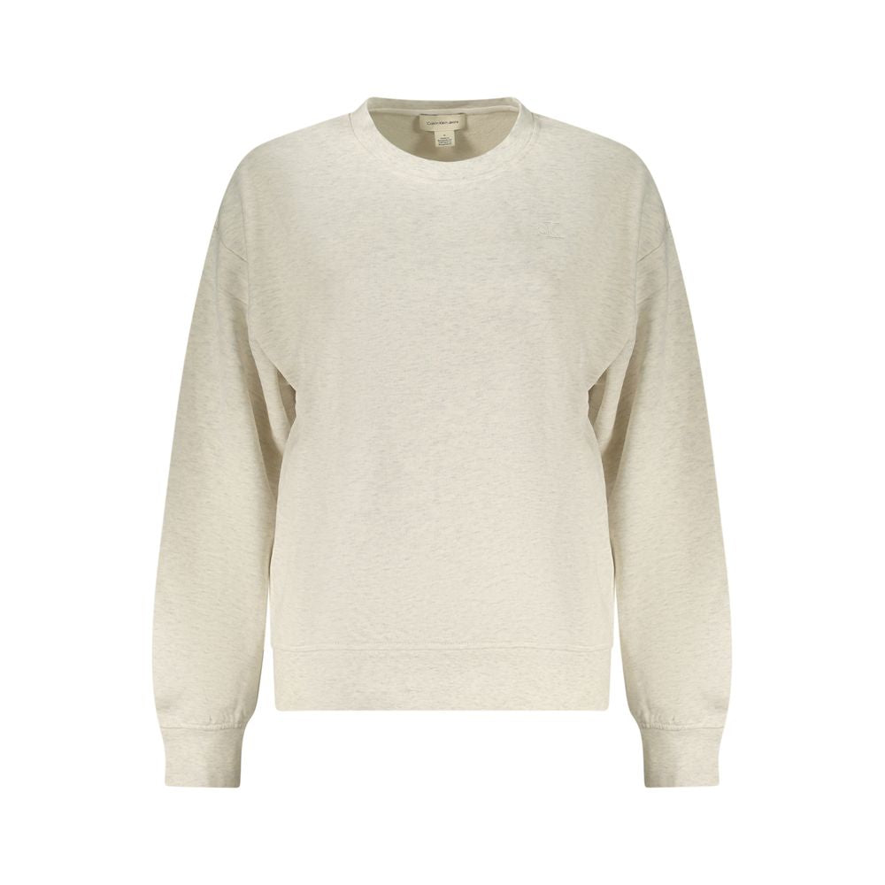 Calvin Klein Gray Cotton Women's Sweatshirt