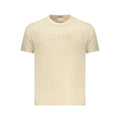 Coveri Moving Beige Cotton Mens T-Shirt