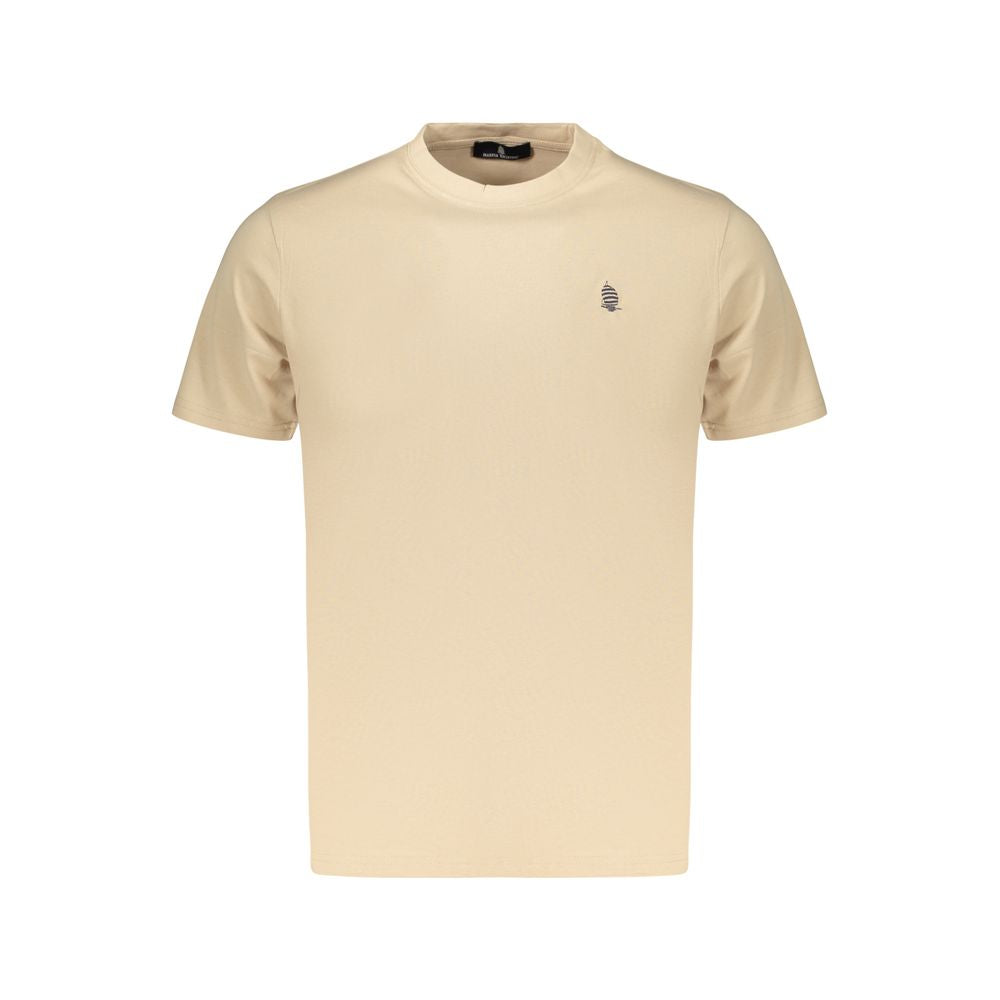 Marina Yachting Beige Cotton Men's T-Shirt
