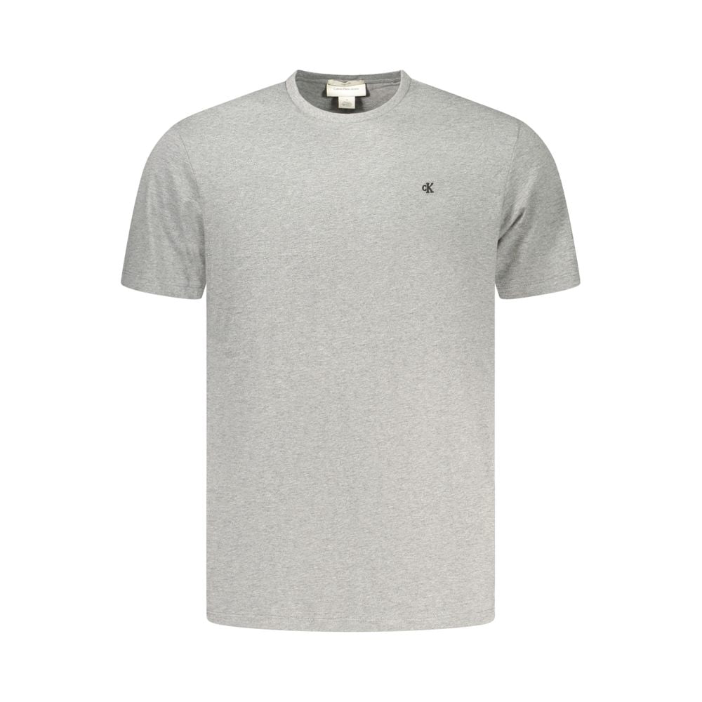Calvin Klein Gray Cotton Men's T-Shirt