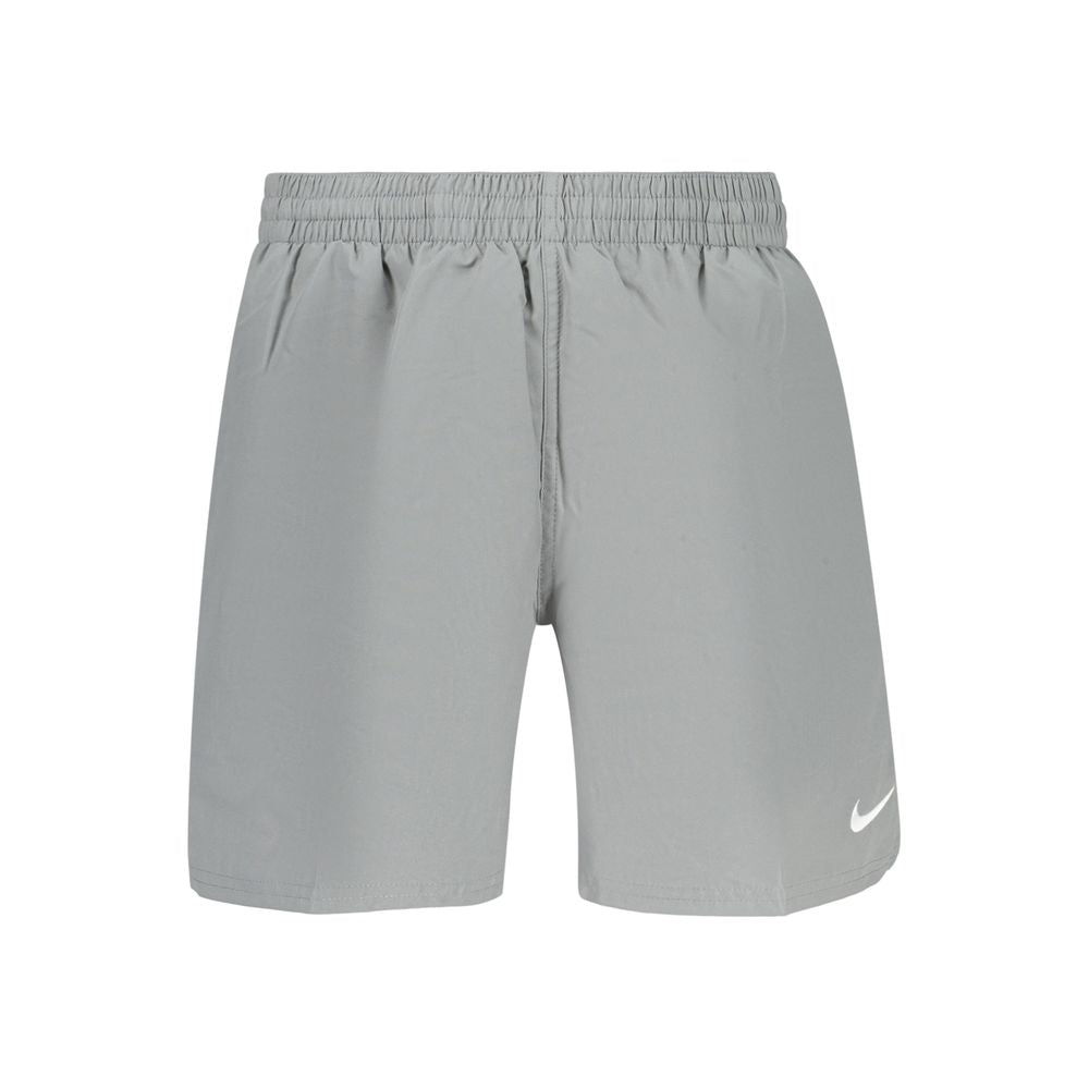 Nike Gray Polyester Men's Swimwear