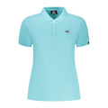 Norway 1963 Azzurro Cotton Womens Polo
