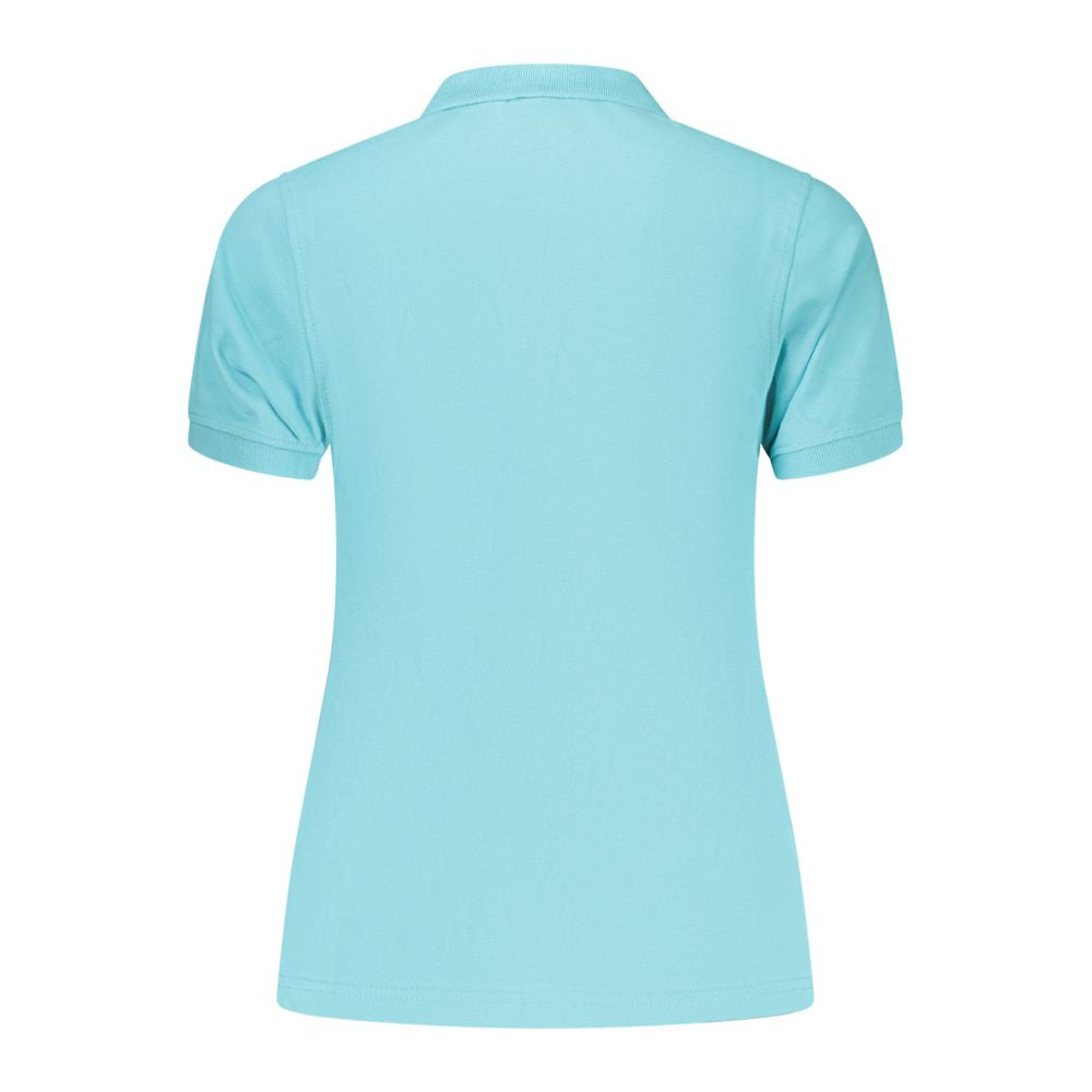 Norway 1963 Azzurro Cotton Womens Polo