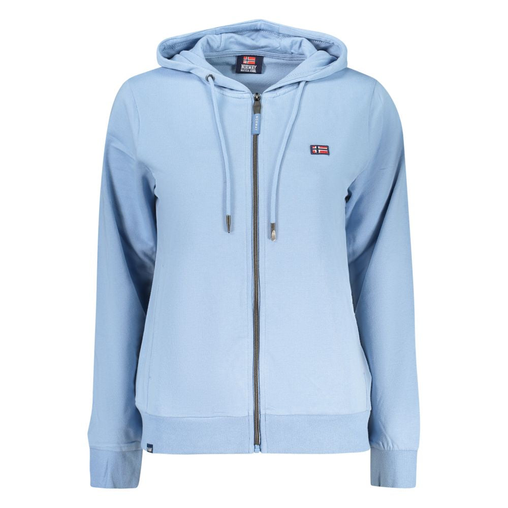 Norway 1963 Azzurro Cotton Womens Hoodie