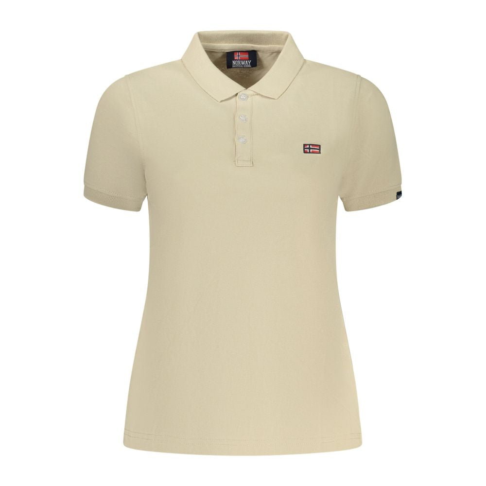 Norway 1963 Beige Cotton Womens Polo