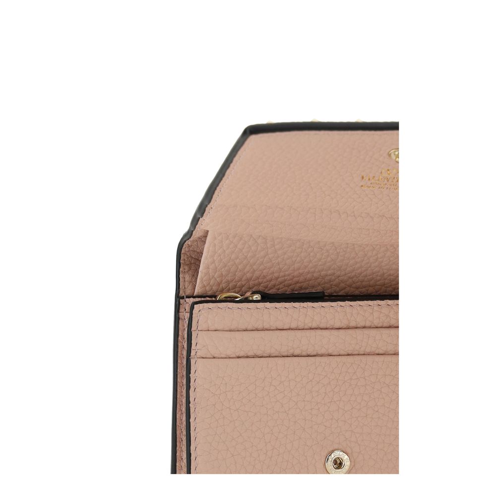 Valentino Garavani Multicolor Calf Leather Bos Taurus Wallet