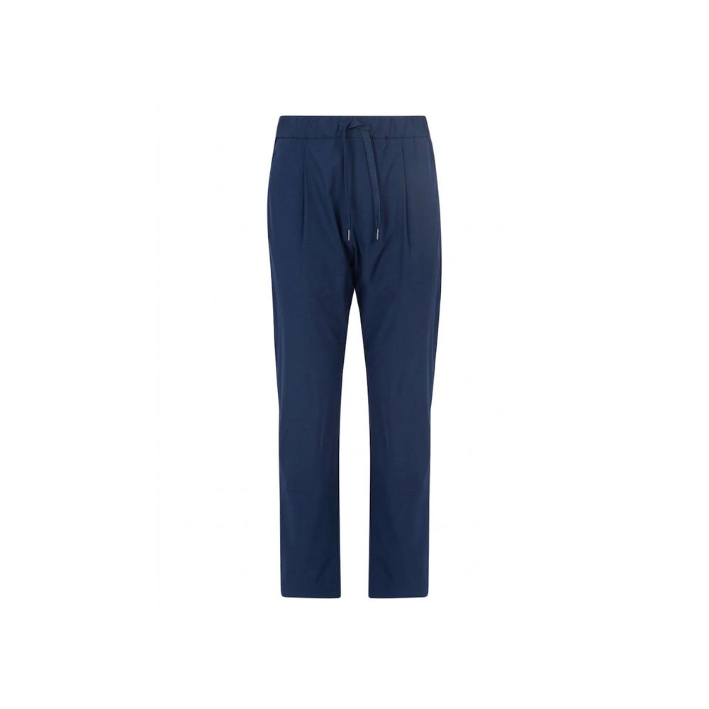 Herno Blue Elastane Casual Pants