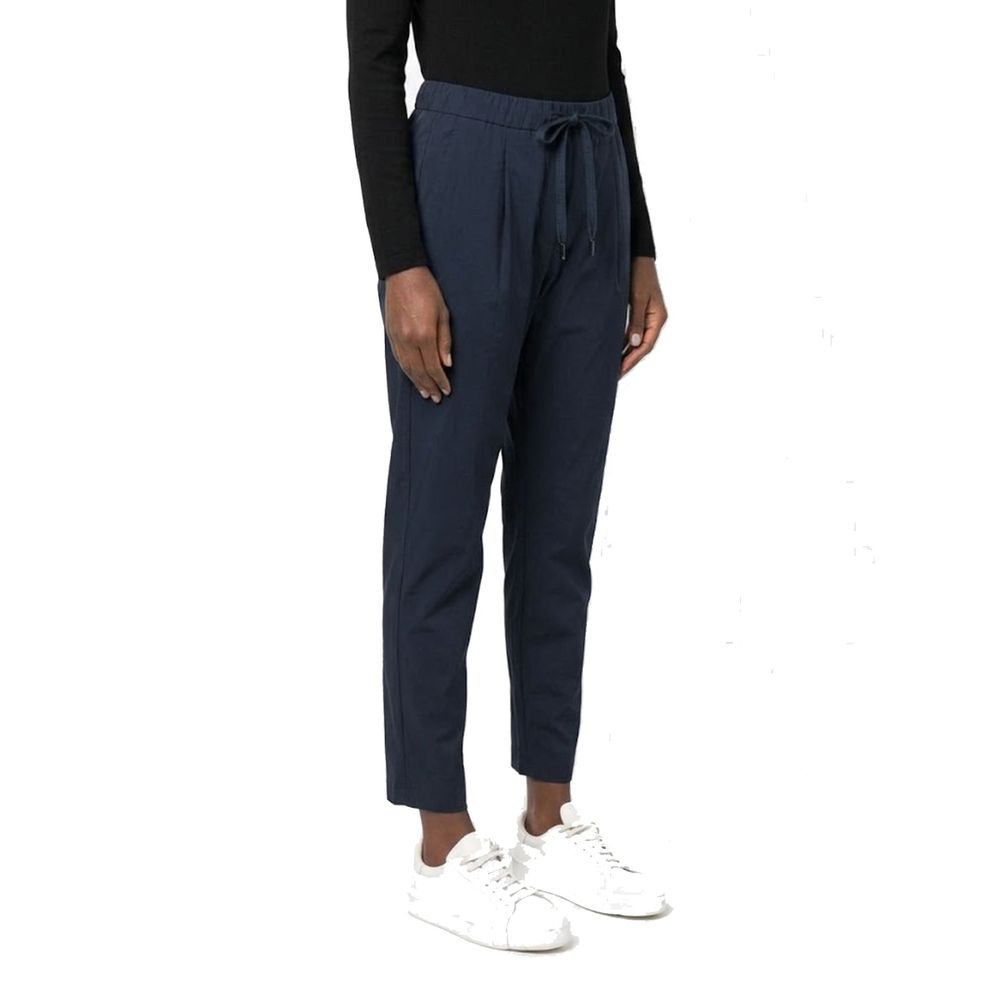 Herno Blue Elastane Casual Pants