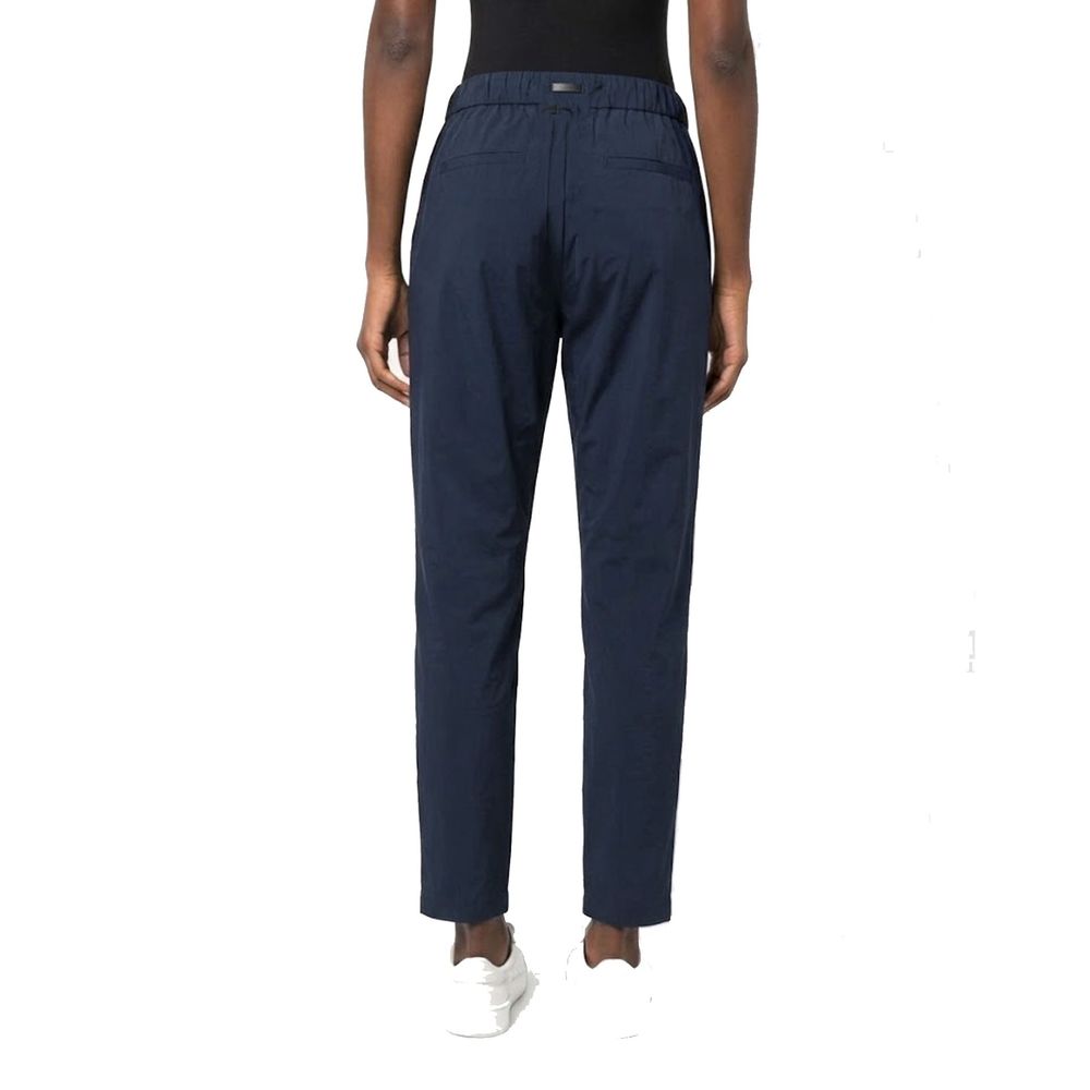 Herno Blue Elastane Casual Pants