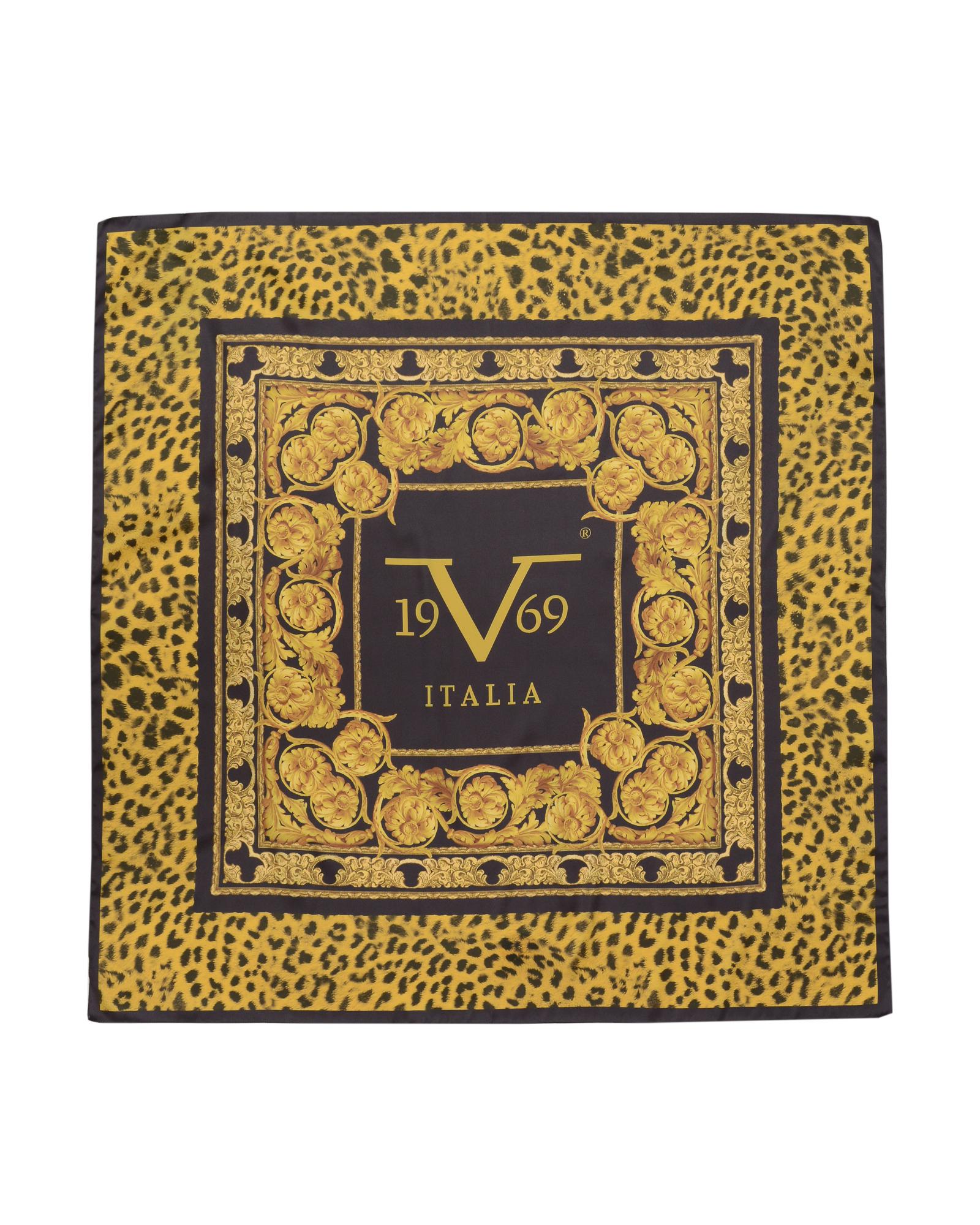 19V69 Italia Multicolor Polyester Scarf