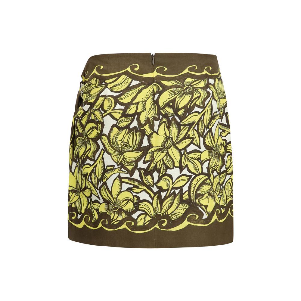 Alemais Multicolor Hemp Mini Skirt