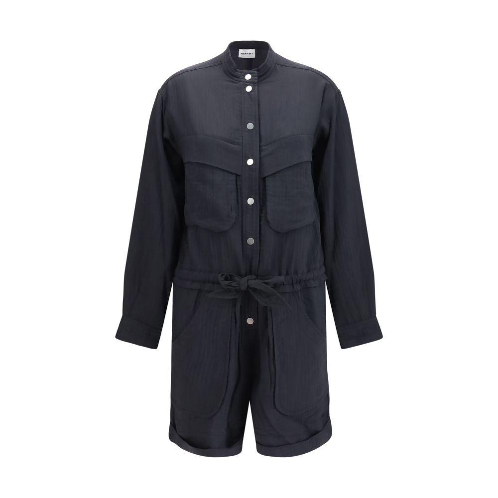 Isabel Marant Étoile Black Viscose Jumpsuit