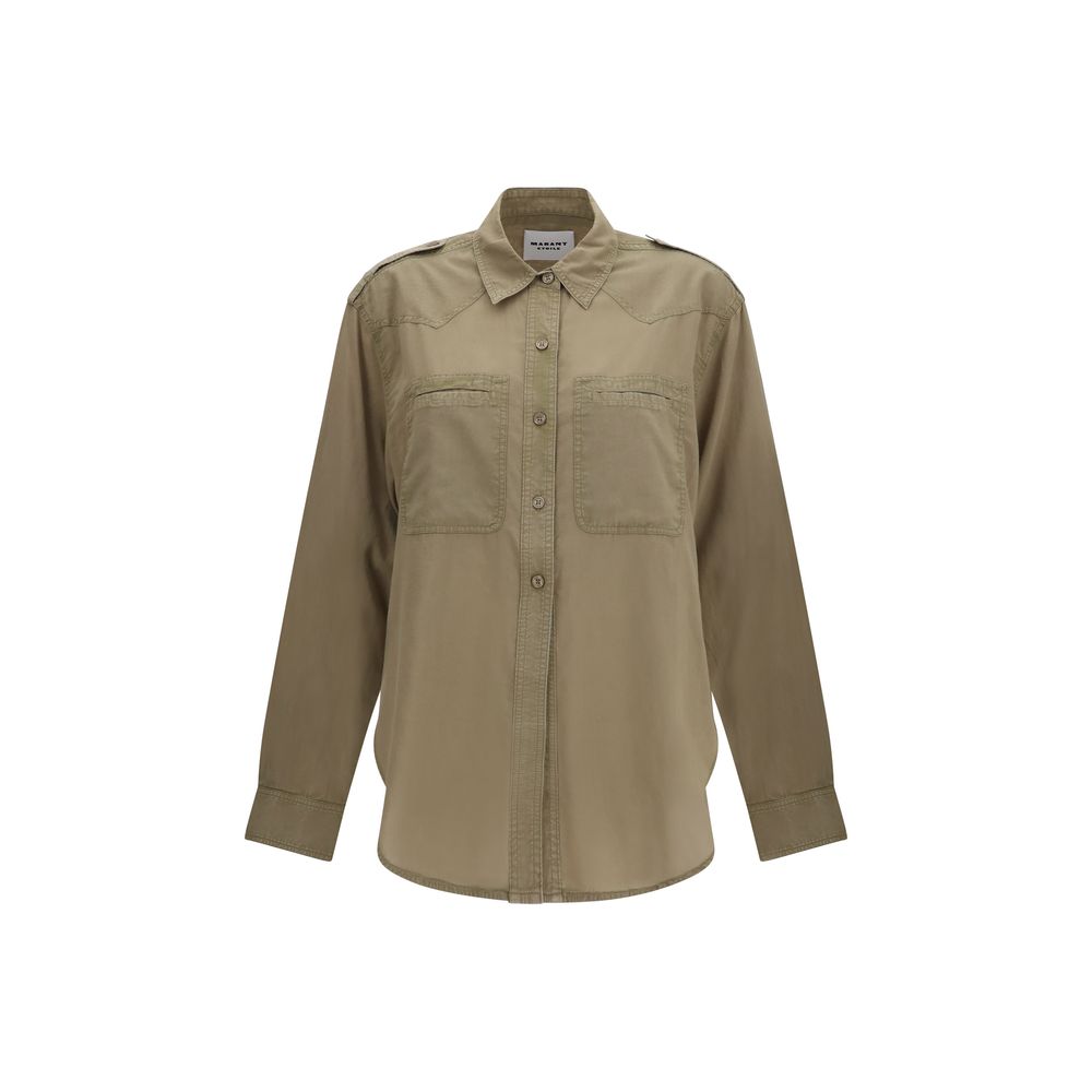 Isabel Marant Étoile Bicolor Cotton Shirt Isabel Marant Étoile