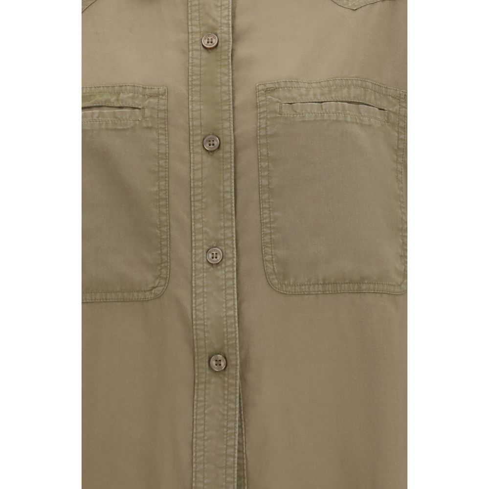 Isabel Marant Étoile Bicolor Cotton Shirt Isabel Marant Étoile