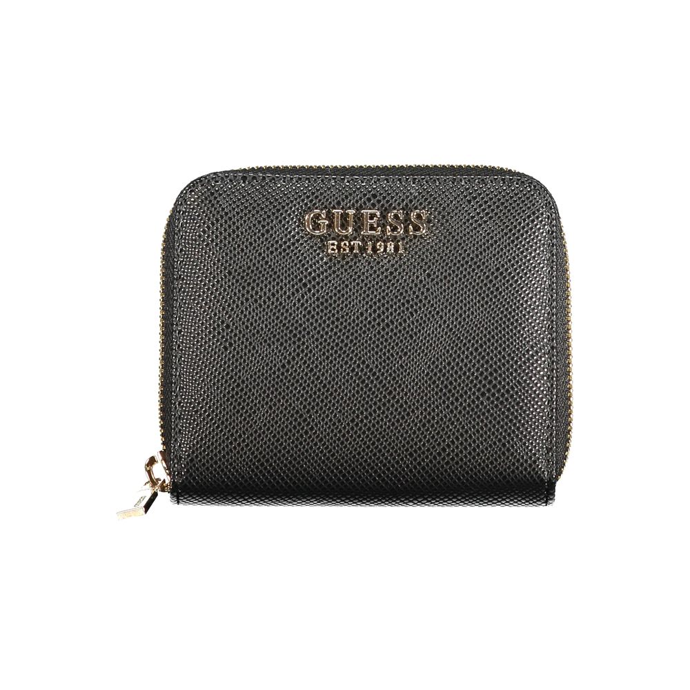 Guess Jeans Nero Poliuretano Women Wallet