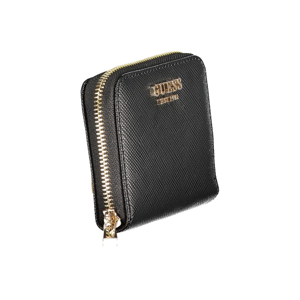 Guess Jeans Nero Poliuretano Women Wallet