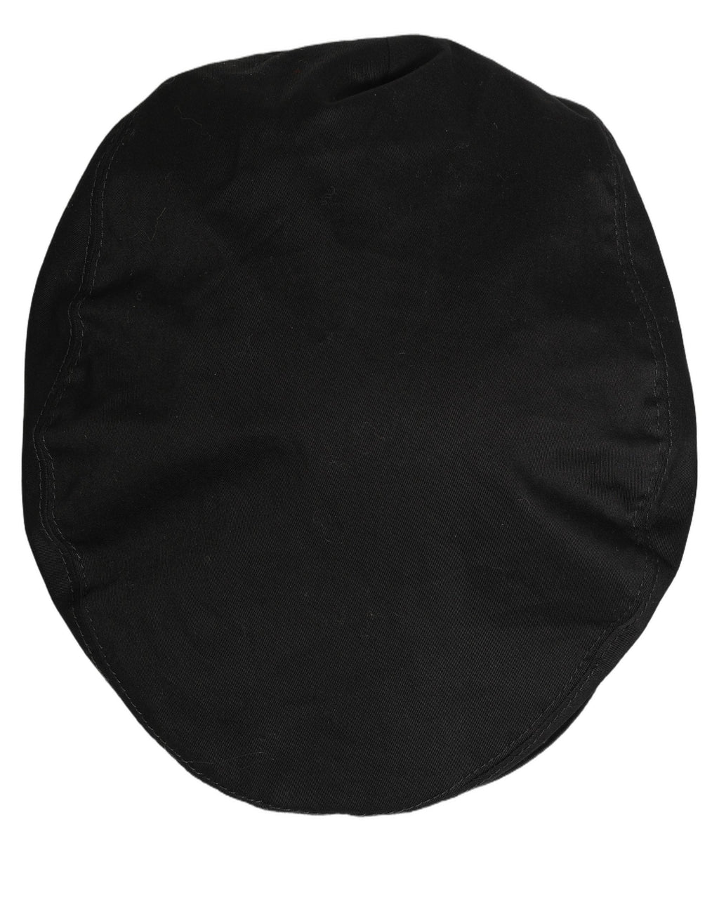 Dolce & Gabbana Men Black Cotton Stretch Newsboy Cloth Capello Hat