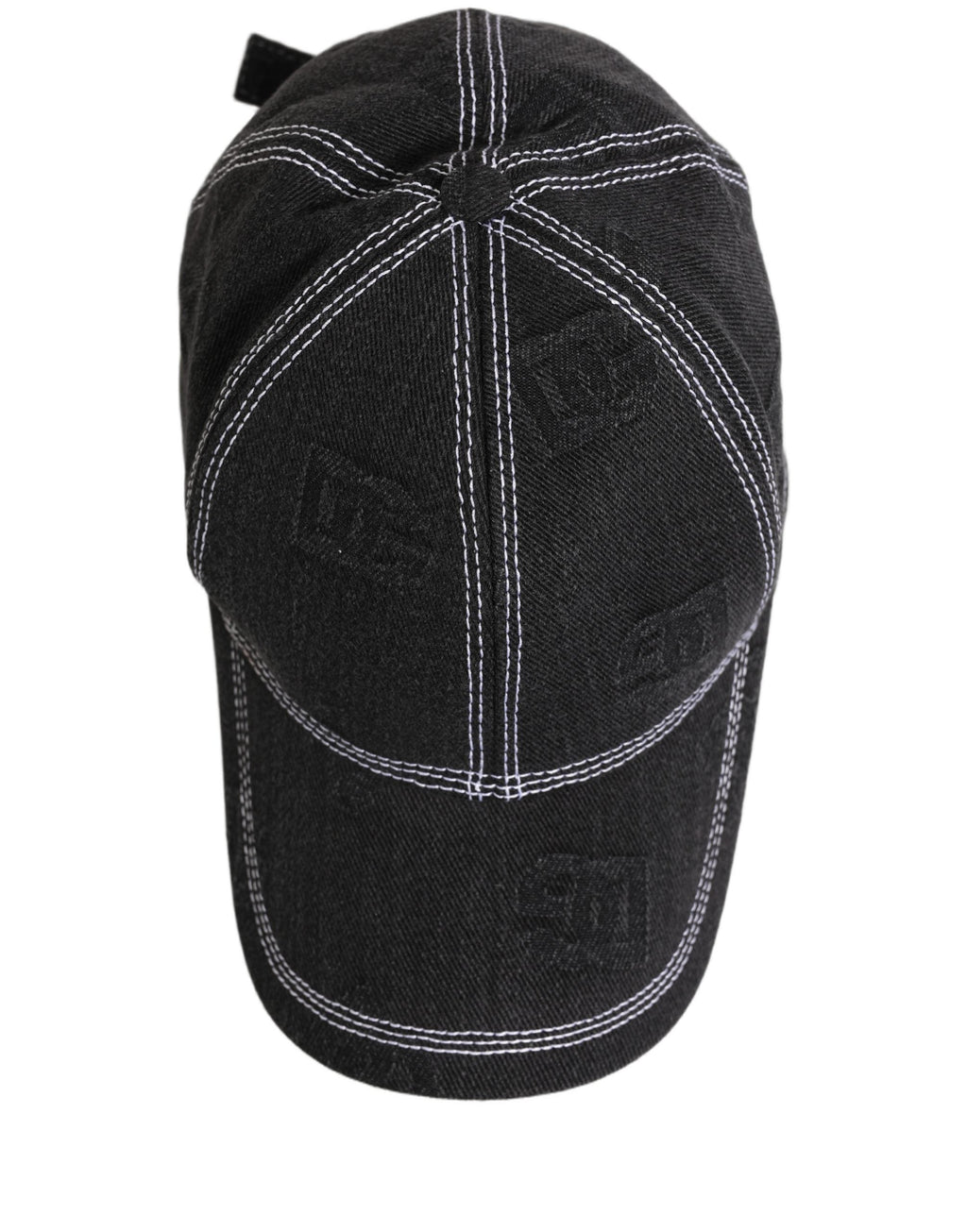 Dolce & Gabbana Men Black Cotton 6 Panel Baseball Capello Hat