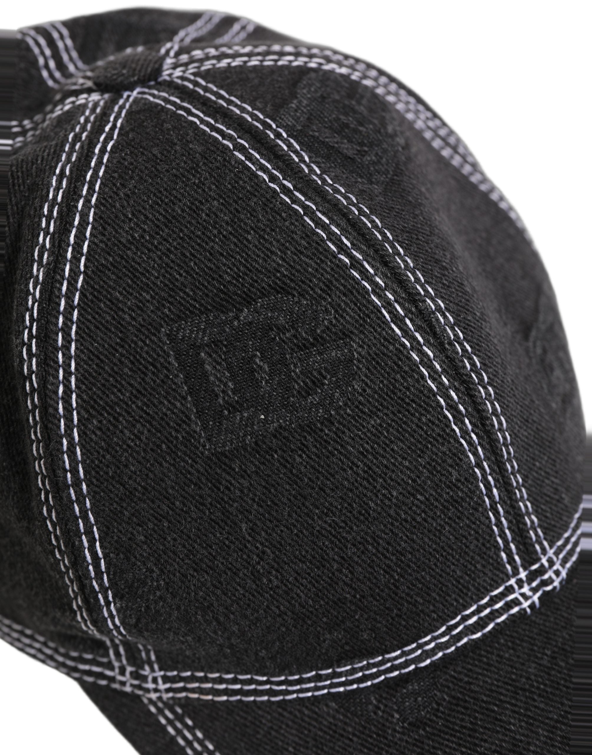 Dolce & Gabbana Men Black Cotton 6 Panel Baseball Capello Hat