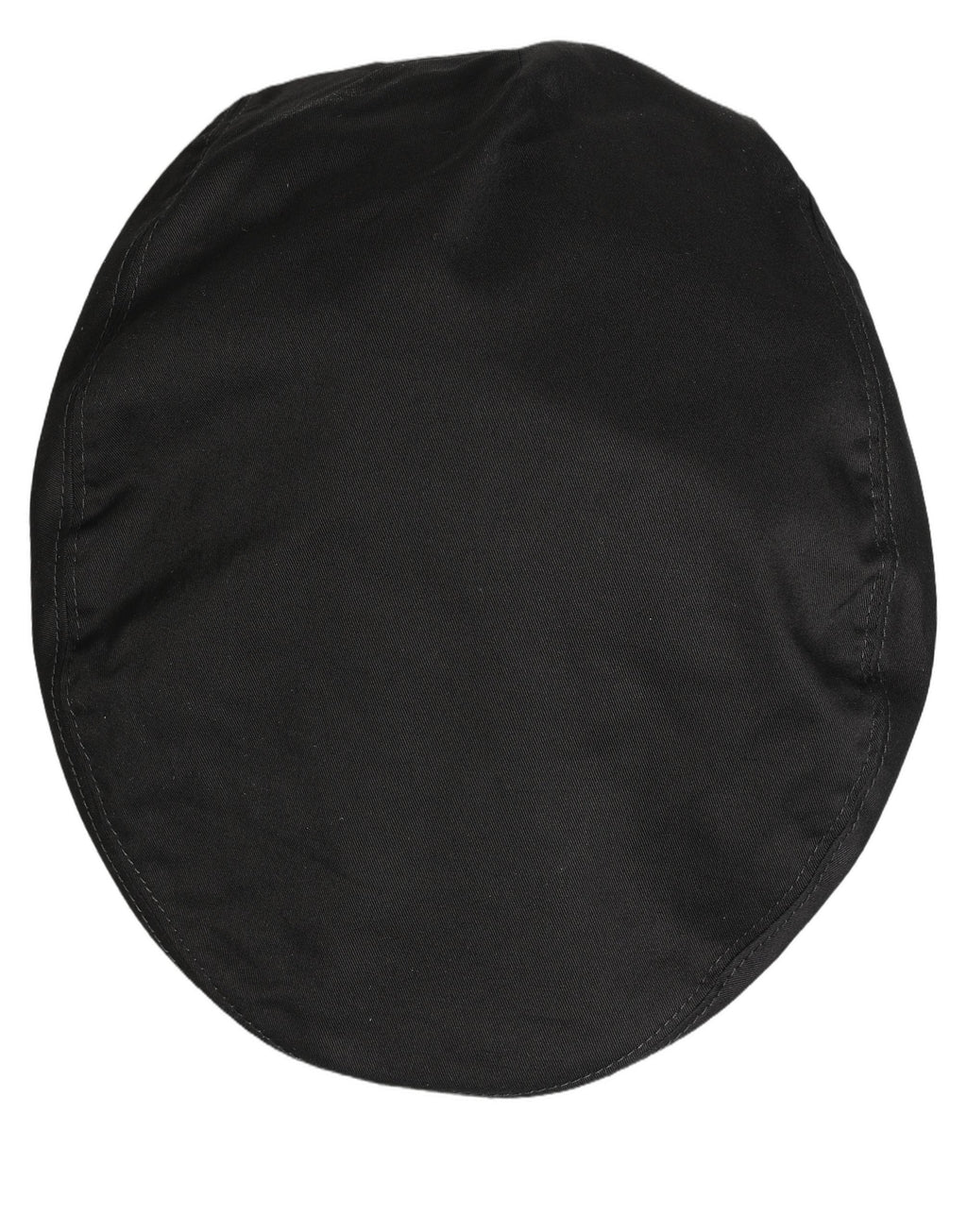 Dolce & Gabbana Men Black Cotton Stretch Newsboy Cloth Capello Hat