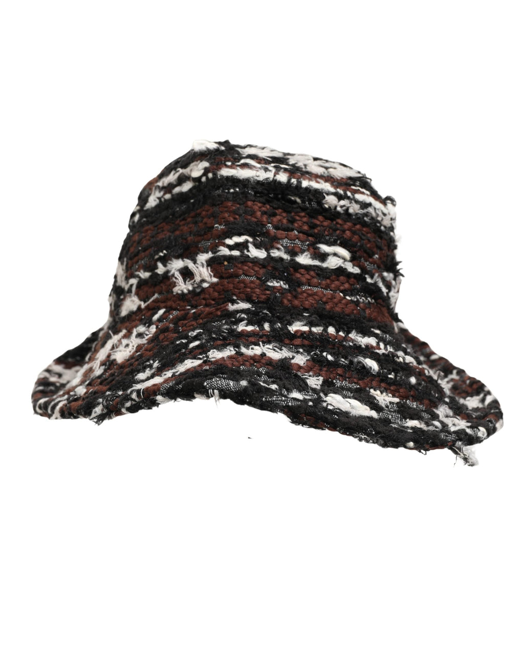 Dolce & Gabbana Women Multicolor Acrylic Tweed Bucket Capello Hat