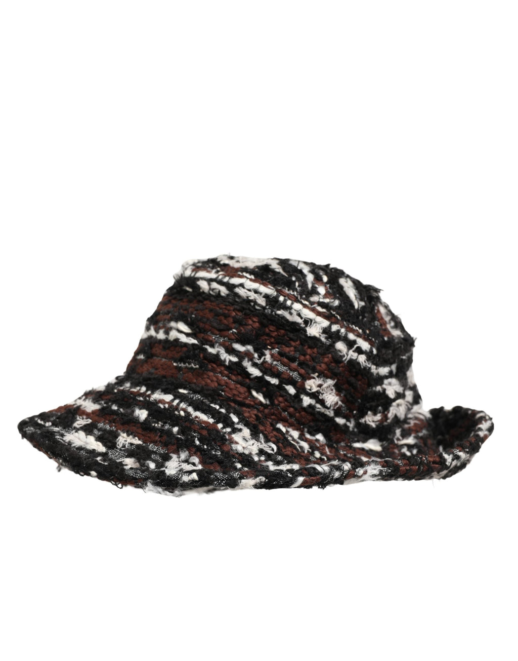 Dolce & Gabbana Women Multicolor Acrylic Tweed Bucket Capello Hat