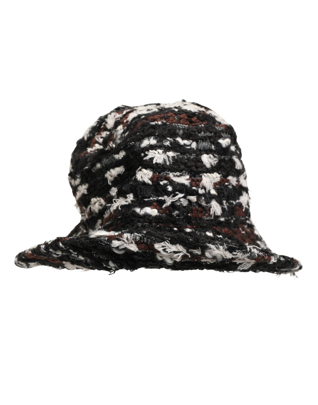 Dolce & Gabbana Women Multicolor Acrylic Tweed Bucket Capello Hat