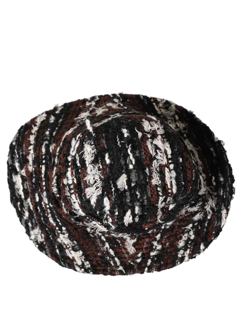 Dolce & Gabbana Women Multicolor Acrylic Tweed Bucket Capello Hat