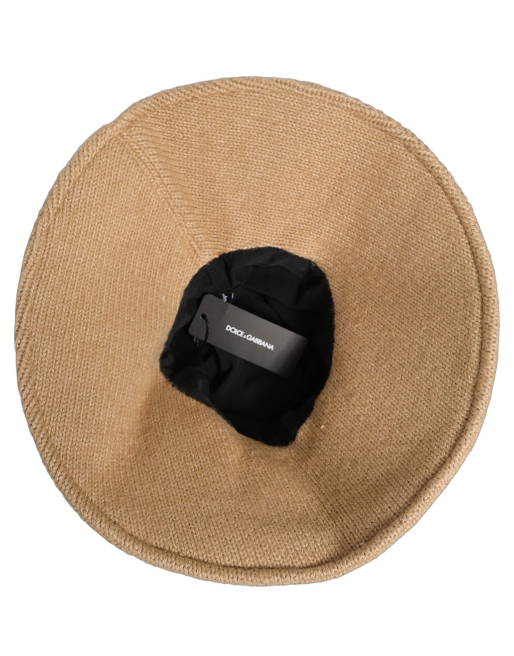 Dolce & Gabbana Women Brown Cotton Knit WideBrim Bucket Capello Hat