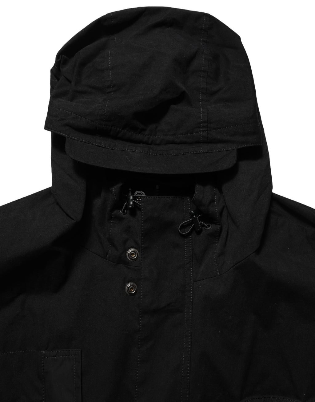 Dolce & Gabbana Black Nylon Men Hooded Windbreaker Jacket