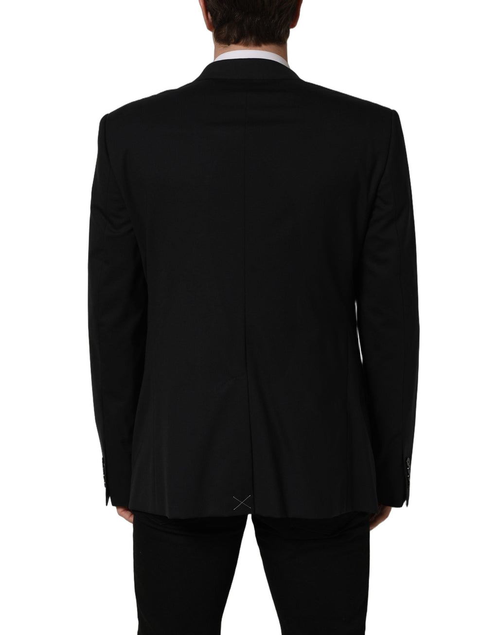 Dolce & Gabbana Black Wool Single Breasted Blazer Jacket